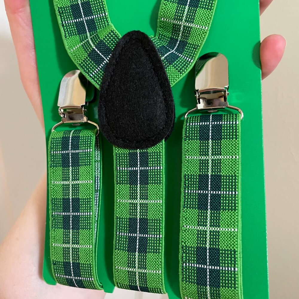 Luck To You - St. Patrick's Day - Costume Suspenders - NWT - MUST BE BUNDLED - Picture 3 of 5